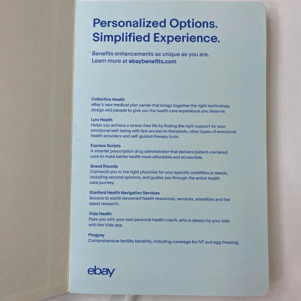 Ebay Branded Notebook With Red Cover  Ribbon Bookmark eBayana